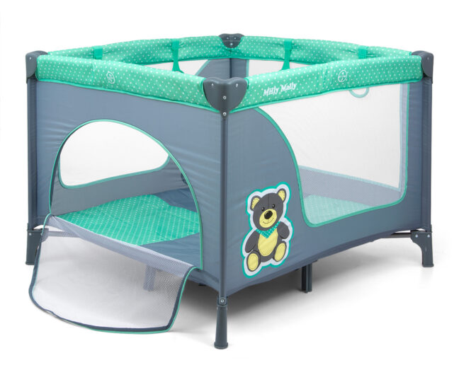 MILLY MALLY 3417 mänguaedik FUN mündiroheline Bear – detailvaade 2