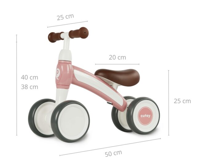 MILLY MALLY 5688 Qplay Pojazd Cutey Retro roosa – tootepilt