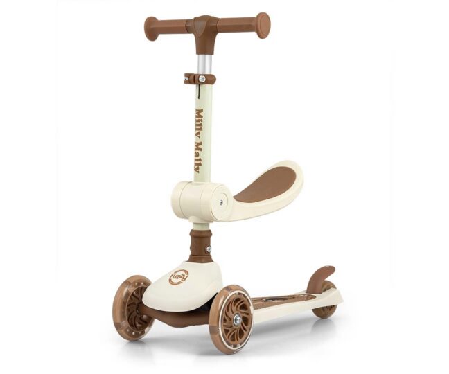 MILLY MALLY 5751 tõukeratas Scooter FUZZY classic – tootepilt