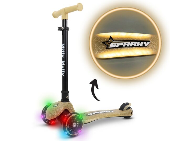 MILLY MALLY 6250 Scooter Sparky champagn – detailvaade 2