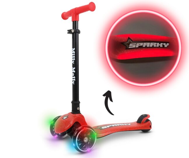 MILLY MALLY 6252 Scooter Sparky punane – tootepilt