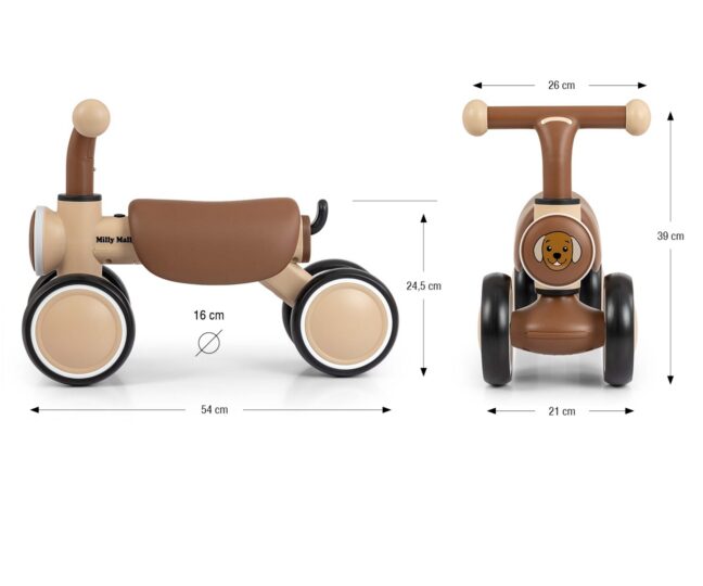 MILLY MALLY 6480 Pojazd York beež – tootepilt
