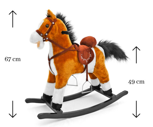 MILLY MALLY Koń MUSTANG Light pruun – detailvaade 2