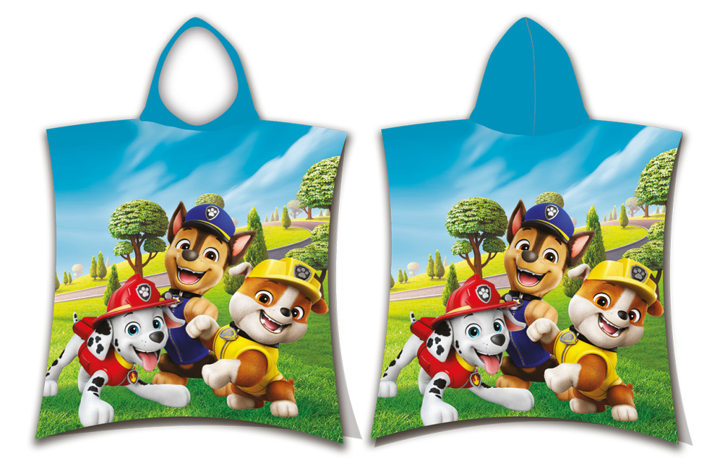 Paw Patrol Funny Day laste rannapontšo 50×115cm – tootepilt