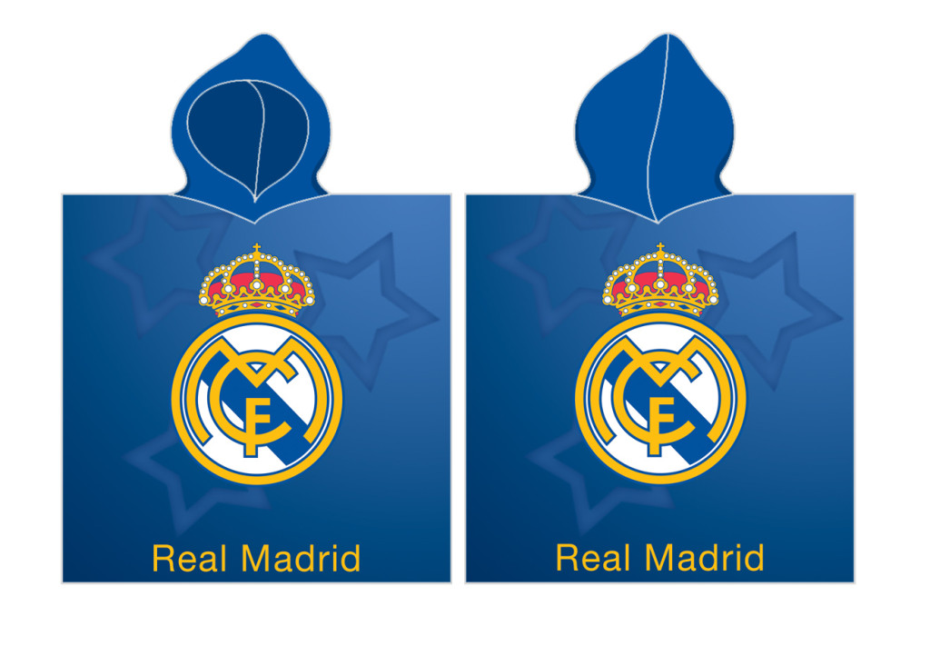 Real Madrid Star laste rannapontšo 55×110 cm (kiiresti kuivav) – tootepilt