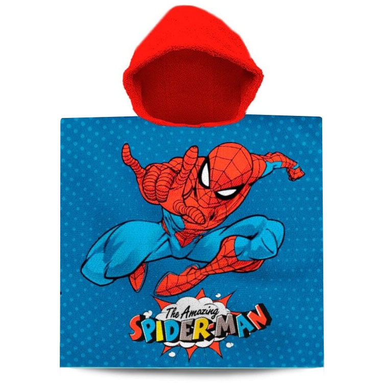Spiderman Amazing laste rannapontšo 60×120 cm – tootepilt