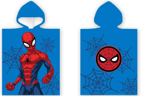 Spiderman Webcraft laste rannapontšo 50×100 cm – tootepilt