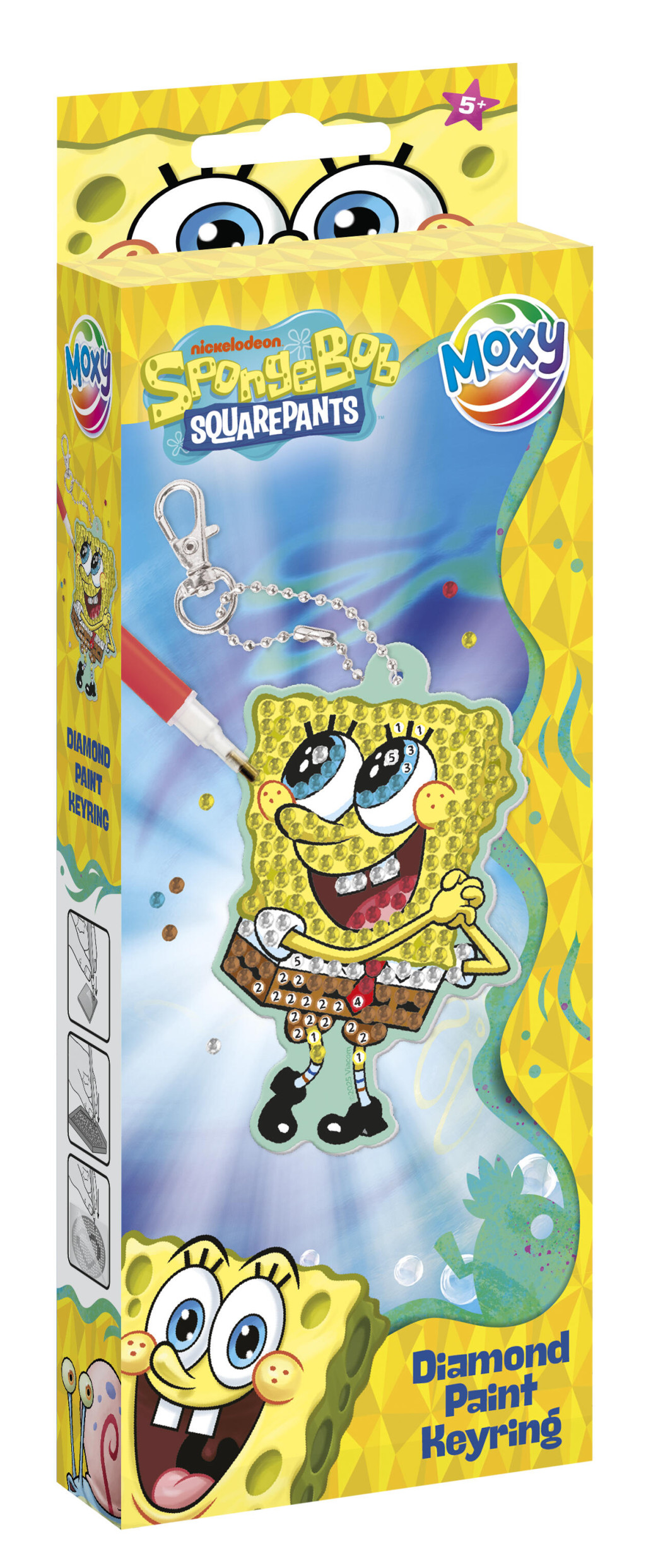 SpongeBob Smile diamond drill keychain making set – tootepilt