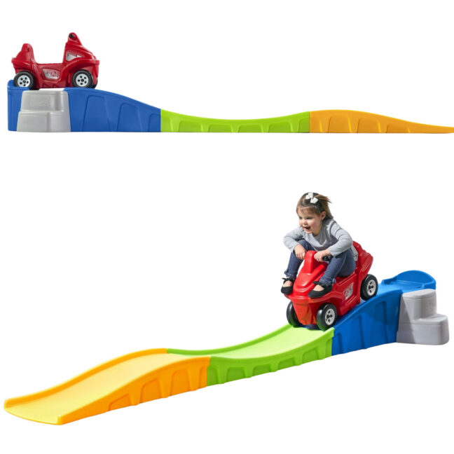 STEP2 Roller Coaster with a punane Rider