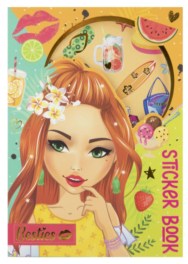 Summer Girls' kleepsualbum 8 sheets – tootepilt