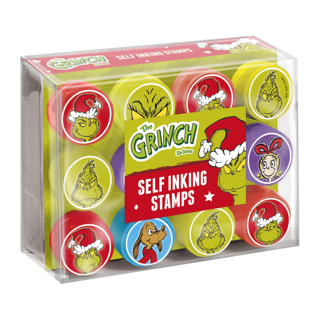 The Grinch Dr Seuss 12-osaline templikomplekt – tootepilt