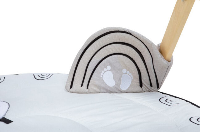 TINY LOVE TL12083068 Gimnastyka dla Bobasa ze stojakiem DECOR LUXE czarno/valge – tootepilt