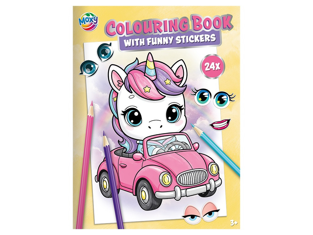 Unicorn Friends with coloring kleepsud – tootepilt