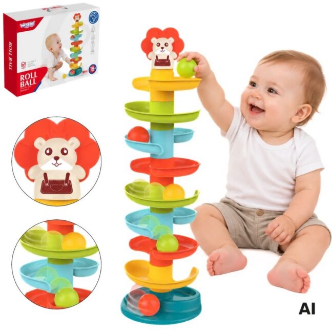 WOOPIE BABY spiraalne pallirada 6 palliga