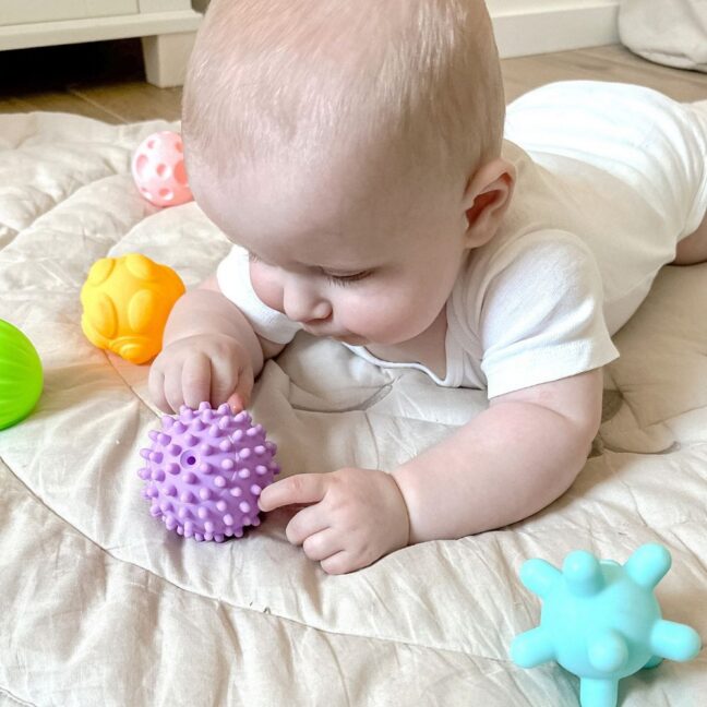 WOOPIE Baby sensoorsed pehmed klotsid, 6 tk – toote pilt 3