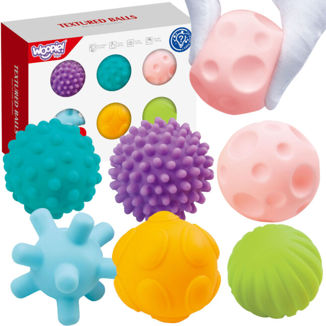 WOOPIE Baby sensoorsed pehmed klotsid, 6 tk – toote pilt 2