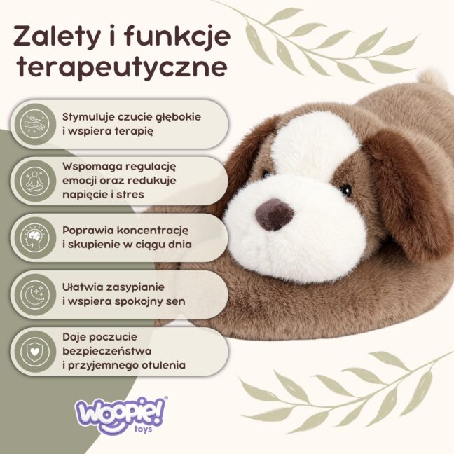 WOOPIE raskusega sensoorne koer, 1,5 kg – toote pilt 3