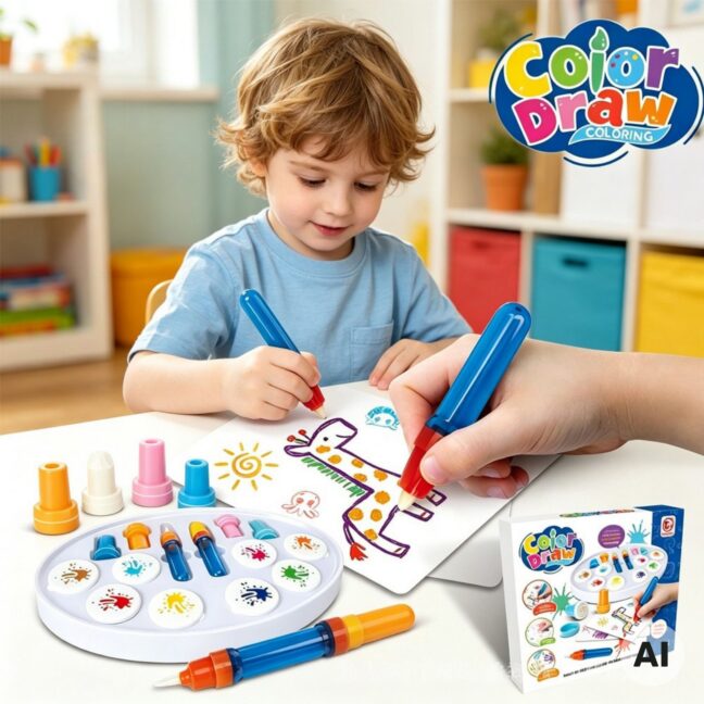 WOOPIE Magic Painting markerite ja templite komplekt, 26 osa – toote pilt 3