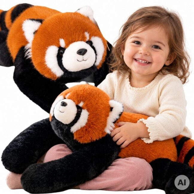 WOOPIE raskusega sensoorne punane panda, 1 kg – toote pilt 2