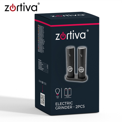 Zortiva elektrilised maitseaineveskid, 2 tk – tootepilt 2